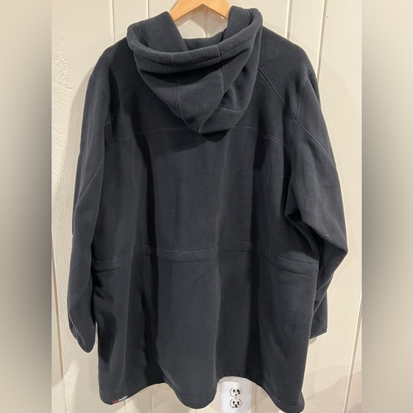 Lands End Black Fleece Jacket - Picture 2 of 11